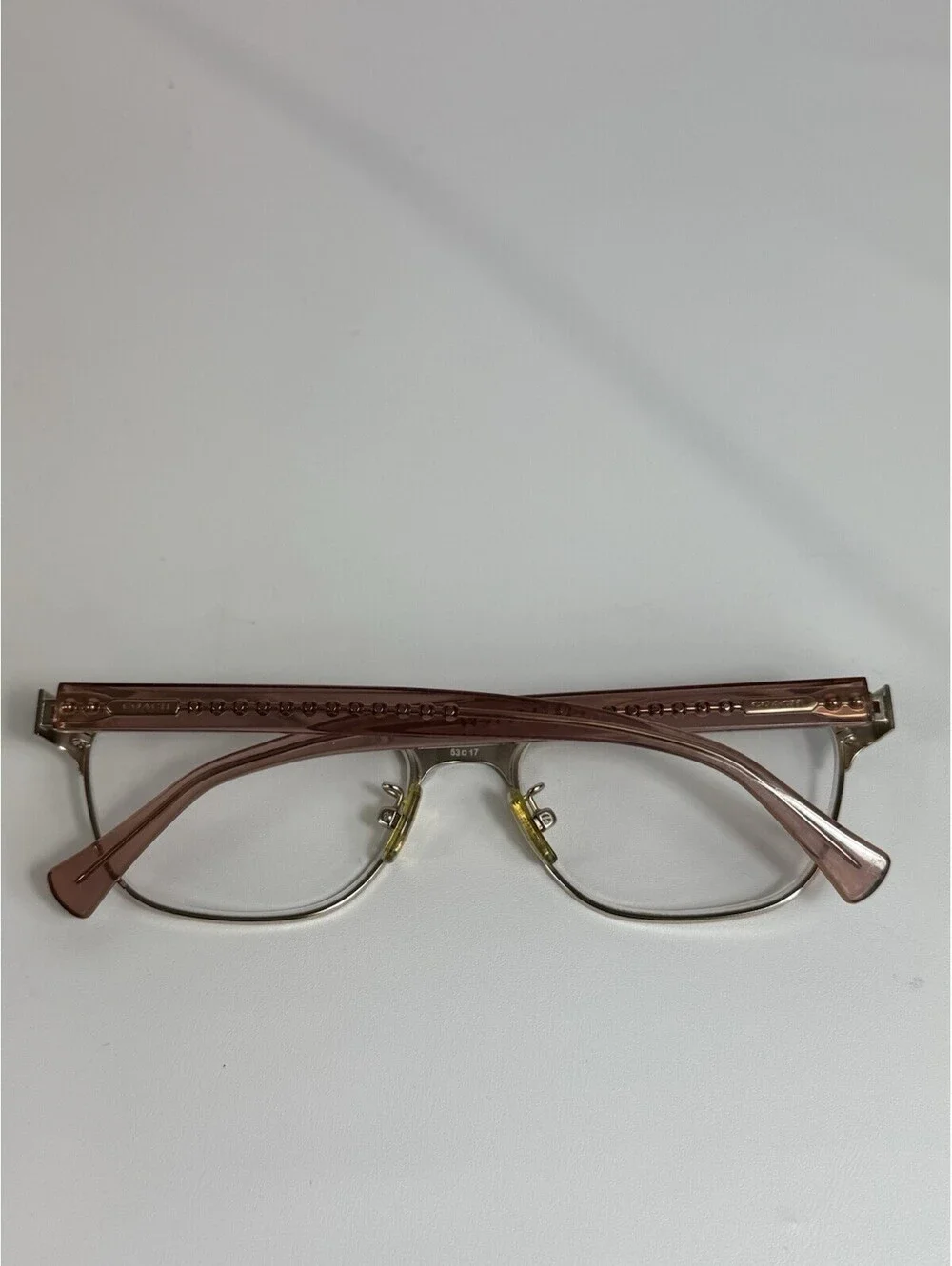 Coach HC5067 Womens Metal Eyeglass Frame 9235 Satin Burgundy Gold 53-17